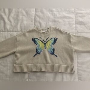 GAP Kids Cream Knit Sweater